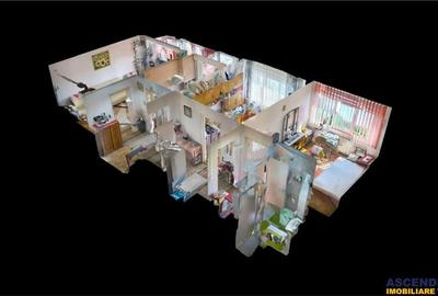 Apartament cu 3 camere decomandat în Central