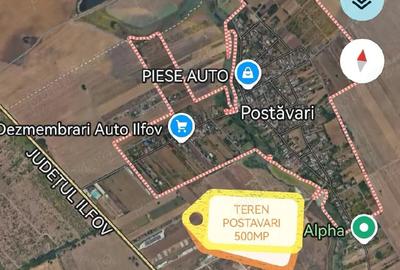 Teren de 500 mp, în Frumușani - 1