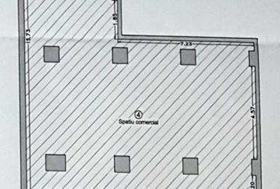 Spațiu comercial, de 170 mp, în Central