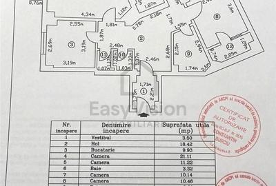 Apartament cu 4 camere decomandat în Universitate