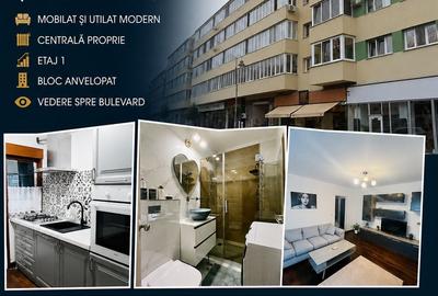 Apartament cu 2 camere semidecomandat în Central