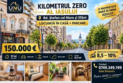 Casă individuală cu 2 camere cu Teren 48 Mp în Centru Civic