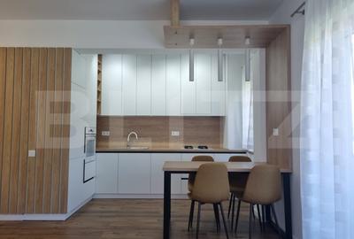 Apartament cu 2 camere semidecomandat, mobilat în Baciu