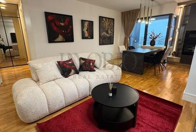Apartament cu 2 camere semidecomandat, mobilat în Barbu Văcărescu