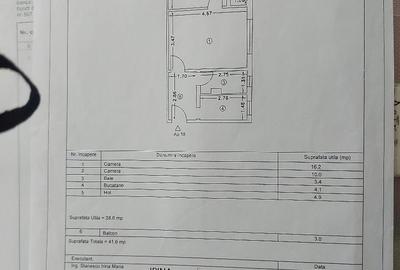 Apartament cu 2 camere semidecomandat în Central