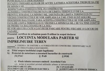 Teren Construcții intravilan de 263 mp, în Nord - 6