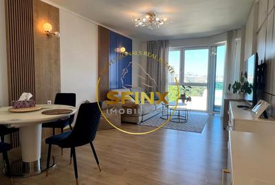 Apartament cu 2 camere semidecomandat, mobilat în Floreasca