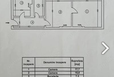 Apartament cu 2 camere semidecomandat, mobilat în Moșilor - 11