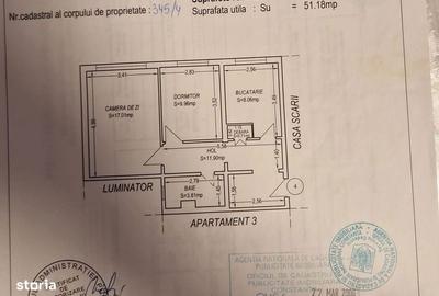 Apartament cu 2 camere decomandat în Central