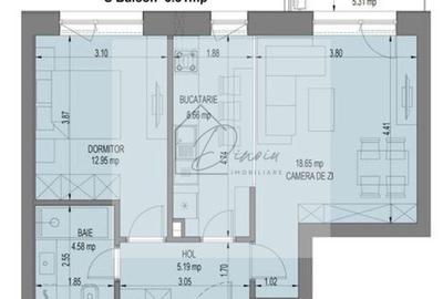 Apartament cu 2 camere decomandat în Aviației - 2
