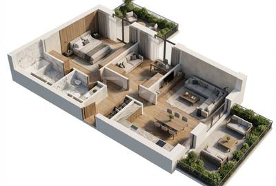 Apartament cu 3 camere decomandat în Ferdinand - 1