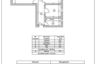 Apartament cu 2 camere decomandat în Tineretului - 2