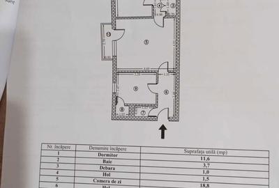 Apartament cu 2 camere semidecomandat în Sud - 2
