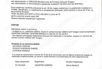Teren de 3500 mp, în Ghermănești