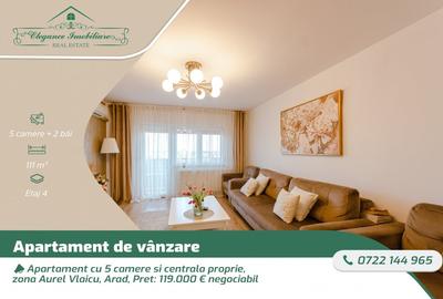 Apartament cu 5 camere decomandat, mobilat în Aurel Vlaicu - 1
