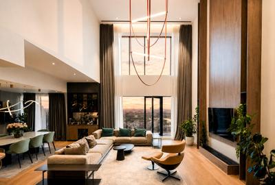 Penthouse cu 5 camere, mobilat în Barbu Văcărescu - 2