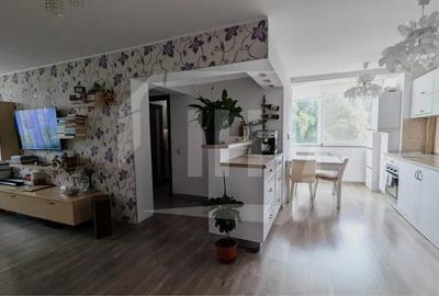 Apartament cu 3 camere semidecomandat, mobilat în Plopilor - 2