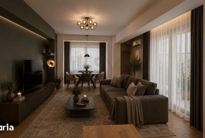 Apartament cu 3 camere semidecomandat, mobilat în Aviatorilor