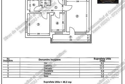 Apartament cu 2 camere decomandat în Tomis Nord - 1