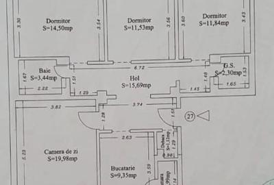 Apartament cu 4 camere decomandat în Inel I - 5