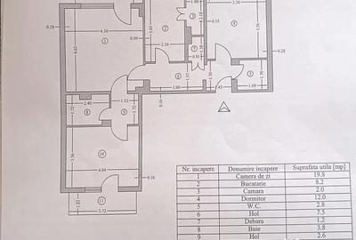 Apartament cu 3 camere decomandat în Teilor - 2