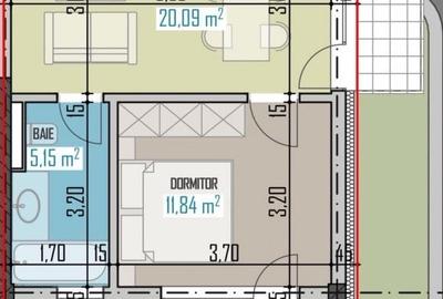 Apartament cu 2 camere în Baciu - 2
