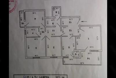 Apartament cu 4 camere decomandat în Micro 13 - 1