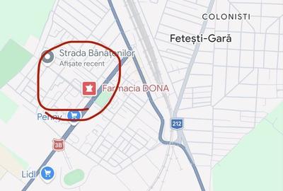 Apartament cu 3 camere semidecomandat în Fetești-Gară