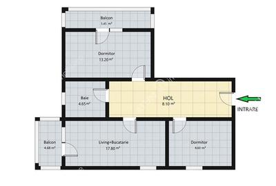 Apartament cu 3 camere decomandat, mobilat în Arhitecților - Calea Cisnădiei - 8