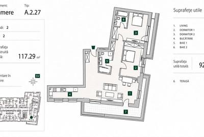 Apartament cu 3 camere în Central