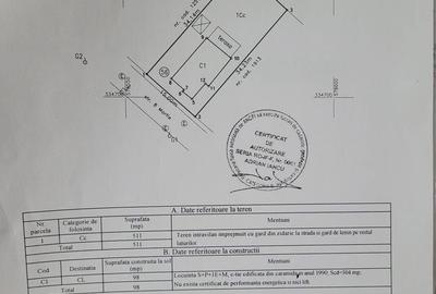 Casă cu 6 camere cu Canalizare în Central - 1