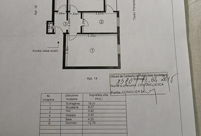 Apartament cu 3 camere decomandat în Central