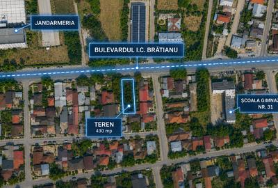 Teren Construcții intravilan de 430 mp, în Palas - 2