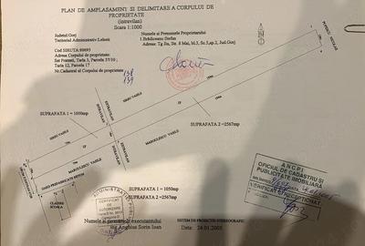 Teren de 3617 mp, în Frătești