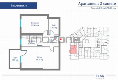 Apartament cu 3 camere decomandat în Păcii - 20