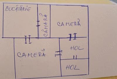 Casă cu 2 camere în Hărmăneștii Vechi - 3