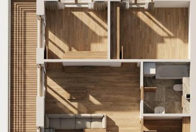 Apartament cu 3 camere în Florești