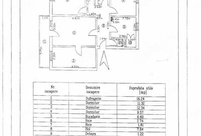 Apartament cu 4 camere decomandat în Mazepa 1