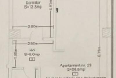 Apartament cu 2 camere semidecomandat în Dâmbul Rotund
