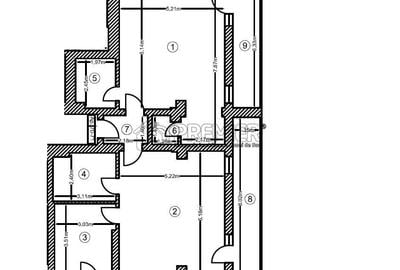 Apartament cu 3 camere în Central