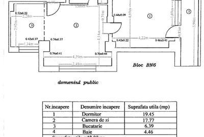 Apartament cu 2 camere semidecomandat, mobilat în Energia - 1