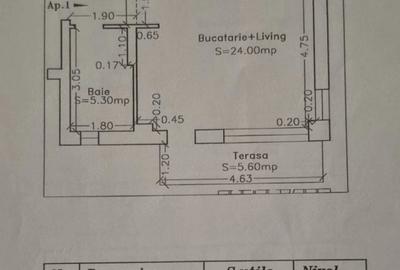 Apartament cu 2 camere decomandat în Central - 1