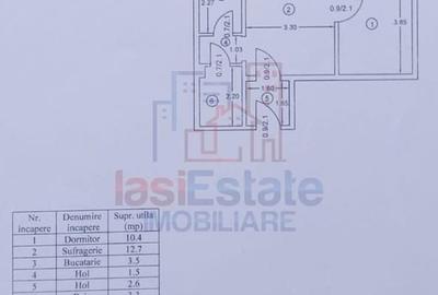 Apartament cu 2 camere semidecomandat în Podu Roș