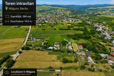 Teren Construcții intravilan de 584 mp, în Măgura - 2