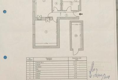 Apartament cu 2 camere decomandat în Giurgiului