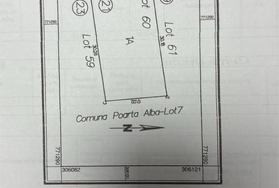Teren de 514 mp, în Poarta Albă - 2
