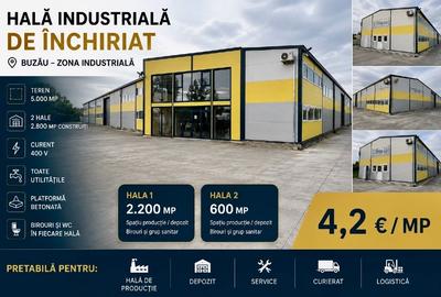 Spațiu industrial, de 2,800 mp, în Hipodrom - 1