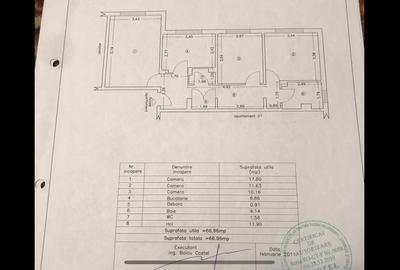 Apartament cu 3 camere decomandat, mobilat în Dacia - 14