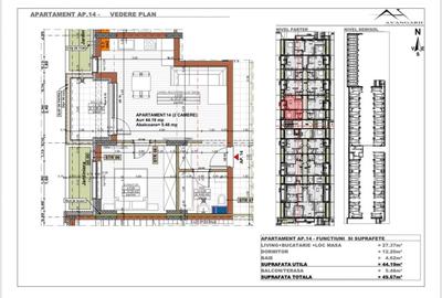 Apartament cu 2 camere în Florești