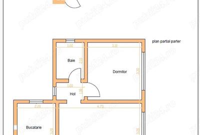 Apartament cu 2 camere semidecomandat în Central